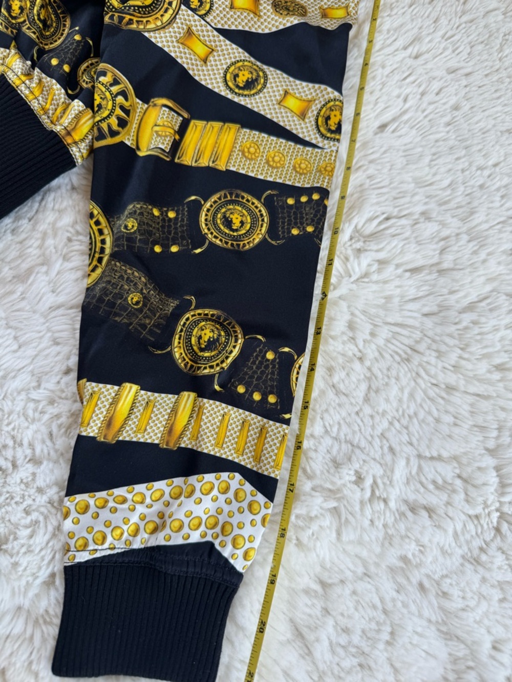 Versus Versace Black and Gold Silk Bomber Jacket - Picture 11 of 16
